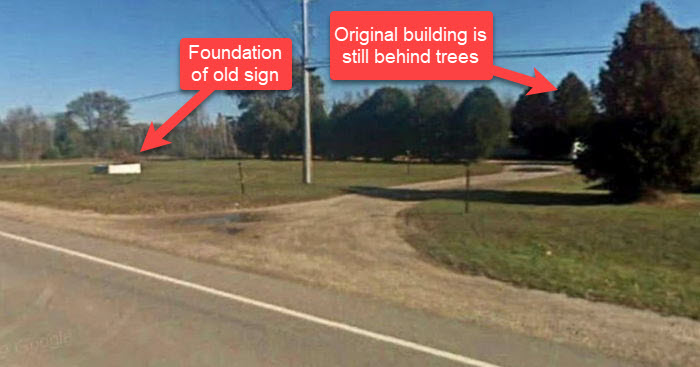 Vanderbilt Motel - Structure Still Standing - 2008 Street View (newer photo)